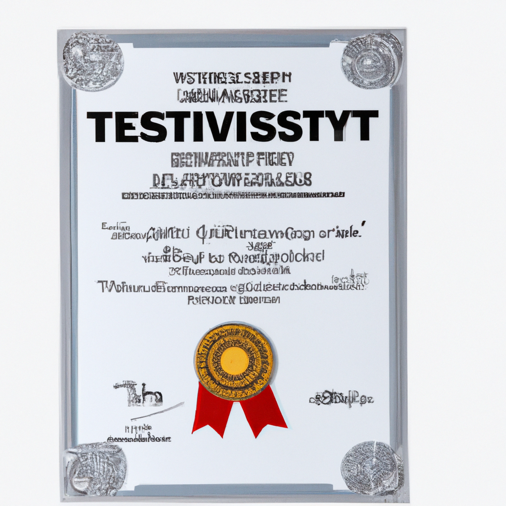 TSE Hizmet Yeterlilik Sertifikası